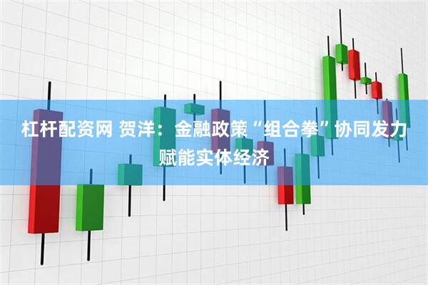 杠杆配资网 贺洋：金融政策“组合拳”协同发力赋能实体经济